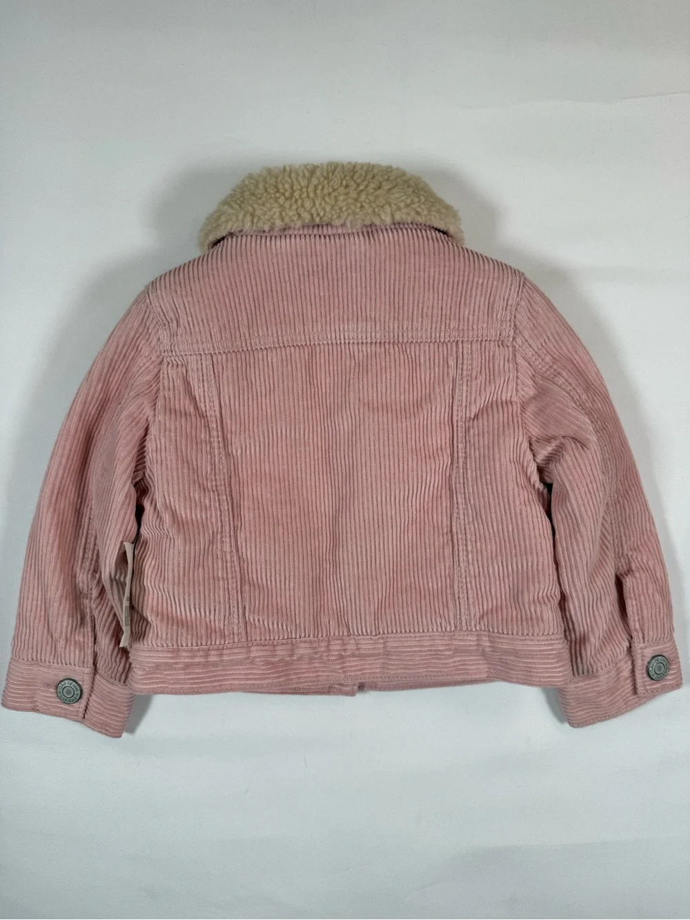 NWT BABY GAP Girls Sherpa Lined Corduroy Trucker Jacket 18-24m Western Cowgirl